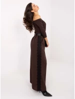 Blúzka RV BZ 4692.08X tmavohnedá