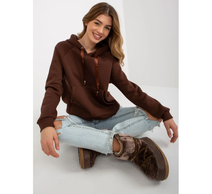 Mikina TW BL 1003.95P tmavo hnedá