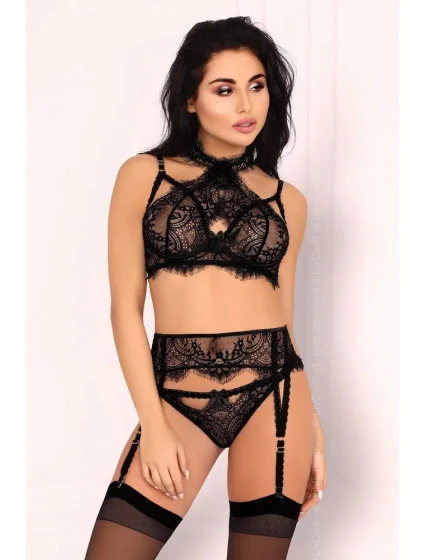 Krásny set Majáles čierna - LivCo Corsetti