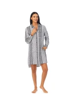 Dámska nočná košeľa YI2322669 103 biela s potlačou - DKNY