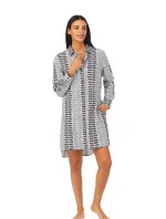 Dámska nočná košeľa YI2322669 103 biela s potlačou - DKNY