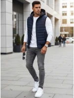 Pánská tmavě modrá vesta Dstreet model 21965584 - FashionStreet