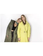 Zelená prešívaná bunda s golierom (AG8-8010) Zelená prešívaná bunda s golierom (AG8-8010)