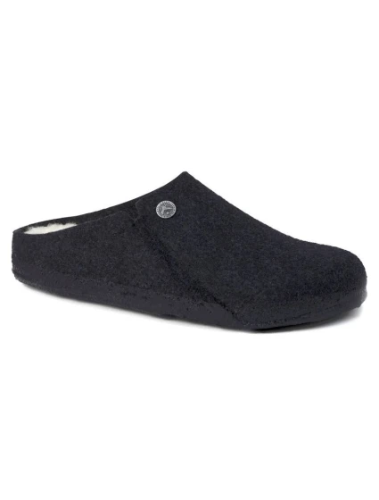 Dámské/pánské zateplené pantofle Birkenstock Anthracite wool felt narrow narrow (1015084) Dámské/pánské zateplené pantofle Birkenstock Anthracite wool felt narrow narrow (1015084)