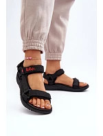 Dámské sandály model 22210567 Černé - Lee Cooper Dámské sandály model 22210567 Černé - Lee Cooper
