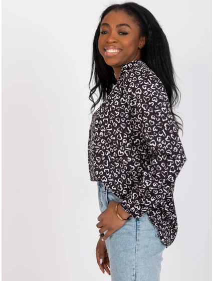 Blúzka DHJ BZ 6825.56 čiernobielych