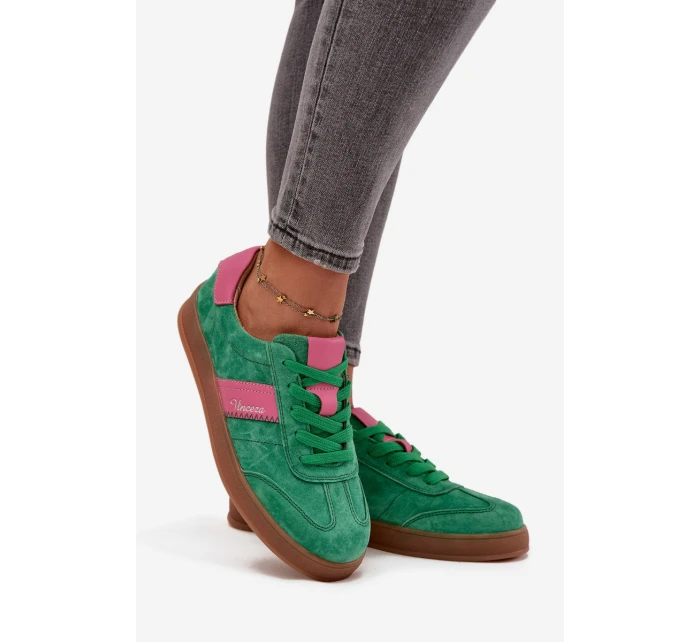 Semišové tenisky Vinceza - zelené Semišové tenisky Vinceza - zelené