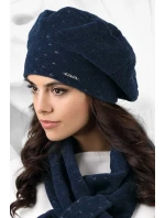 Dámský baret model 21484064 tmavě modrá - Kamea