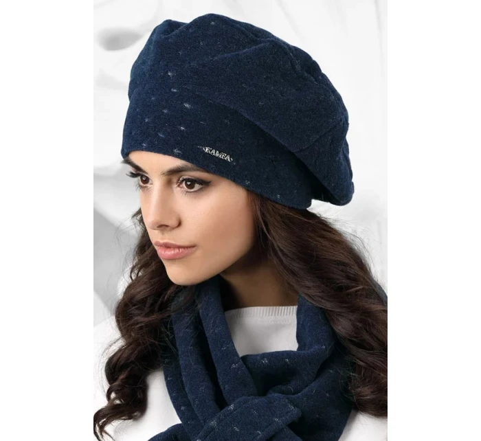 Dámský baret model 21484064 tmavě modrá - Kamea
