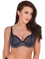 Dámska podprsenka Cloe BS0 1214 Tmavo šedý vzor - Gaia Dámska podprsenka Cloe BS0 1214 Tmavo šedý vzor - Gaia