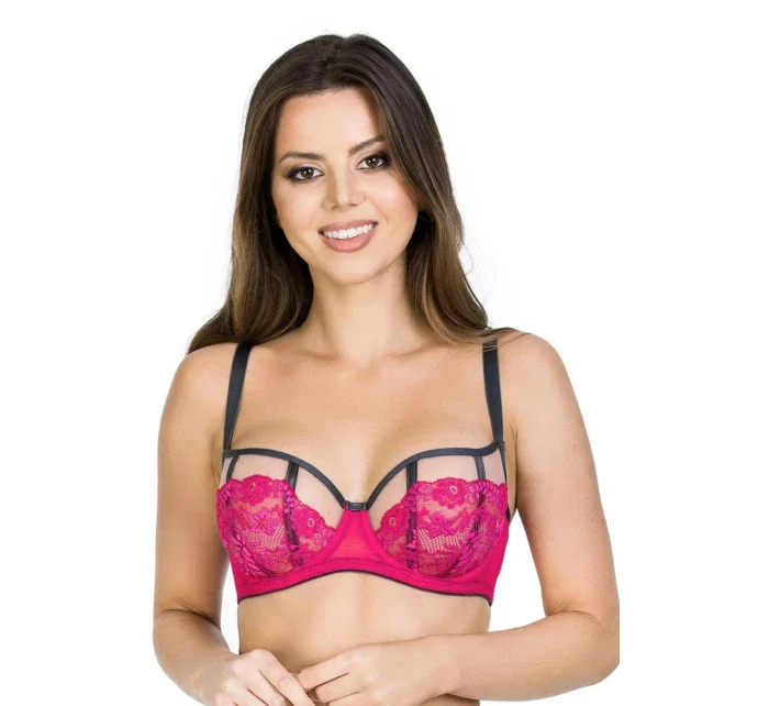 Dámska podprsenka DOTS BALCONETTE 19110 pink - Mediolano