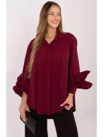 Košeľa s dlhým rukávom model 222148 Taliansko Moda Košeľa s dlhým rukávom model 222148 Taliansko Moda