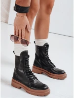 Dámské vázané boty černé Dstreet model 21981456 - FashionStreet