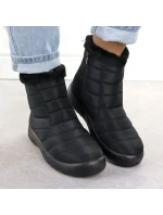 Dámské ploché zateplené sněhule černé model 21906469 - Potocki