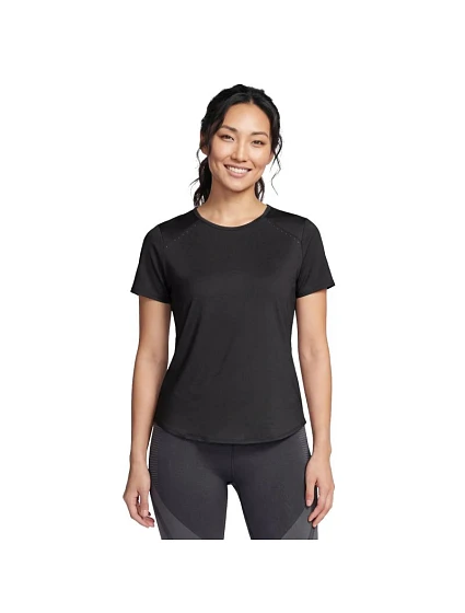 Skechers Stride Performance Tee TP162-BLK Černé L Skechers Stride Performance Tee TP162-BLK Černé L