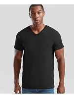 Fruit of the Loom Original V-Neck T Pánske tričko s výstrihom do V 16.1426 čierne