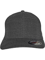 Flexfit 6277FM 6-panelová melírovaná čiapka 55.77FM v odtieni charcoal melange