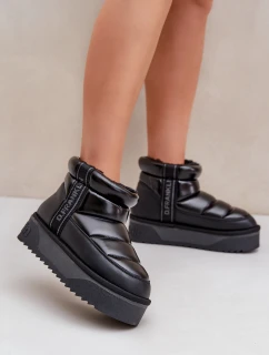 Niskie Śniegowce Na Grubej Podeszwie D.Franklin DFSH371011 Czarne