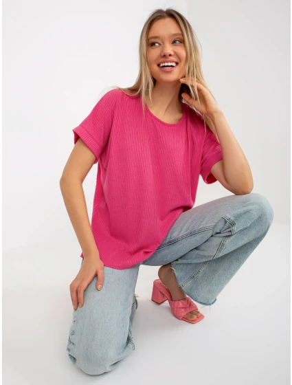 Dámská halenka LK BZ model 18309967 fuchsie - FPrice Dámská halenka LK BZ model 18309967 fuchsie - FPrice
