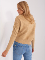 Dámsky ťaví asymetrický sveter s vlnou