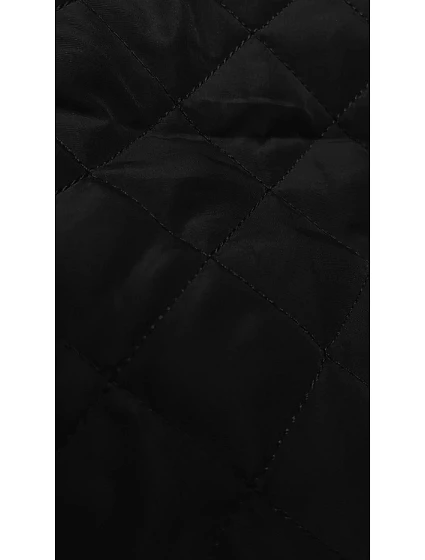 Černá dámská vesta s vsadkami model 20122833 - J.STYLE