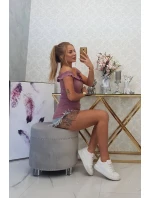 Španielska blúzka s volánikmi tmavo ružová Španielska blúzka s volánikmi tmavo ružová