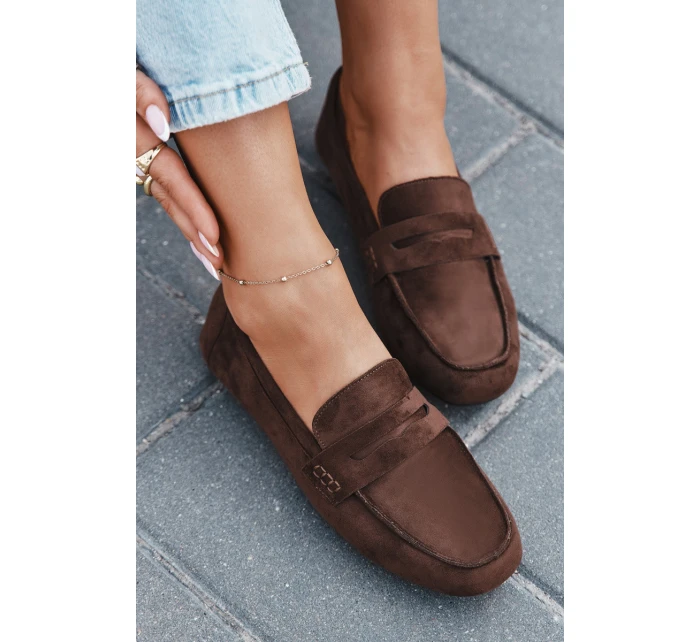 Ploché Tmavě hnědé model 21709145 - Boto