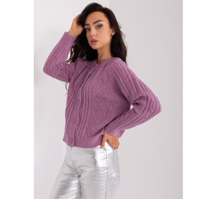 Sweter AT SW  fioletowy model 18959471 - FPrice