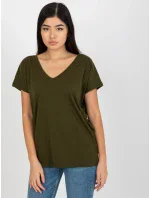 Dámske tričko RV TS 4832.30 khaki Dámske tričko RV TS 4832.30 khaki