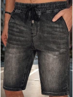 Pánske džínsové šortky čierne FashionStreet SX2500
