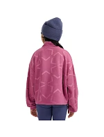 Dievčenský fleece 4F F342 tmavoružový 4FJWAW25TFLEF342 53A Dievčenský fleece 4F F342 tmavoružový 4FJWAW25TFLEF342 53A
