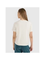 Dámské tričko z žebrovaného modalu model 21736512 dámské - 4F Dámské tričko z žebrovaného modalu model 21736512 dámské - 4F