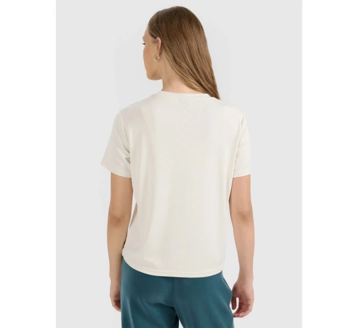 Dámské tričko z žebrovaného modalu model 21736512 dámské - 4F Dámské tričko z žebrovaného modalu model 21736512 dámské - 4F