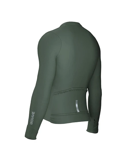 tričko s dlouhým rukávem model 21851045 zelené M - Biemme