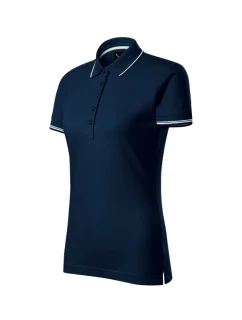 Dámska hladká polokošeľa Perfection navy blue