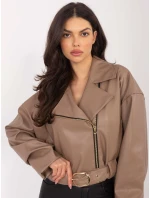 Dámska bunda FL9609.95 hnedá - FPrice