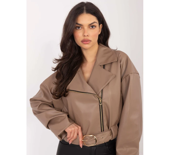 Dámska bunda FL9609.95 hnedá - FPrice