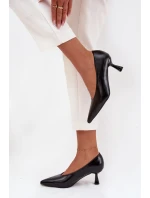 Lodičky na podpätku model 217851 Krok vo veľkom štýle