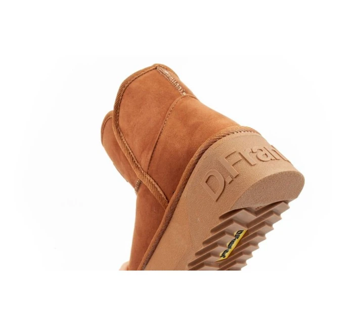 D.Franklin dámske snehové topánky zimné módne kožušinové zateplené topánky hnedé dámske