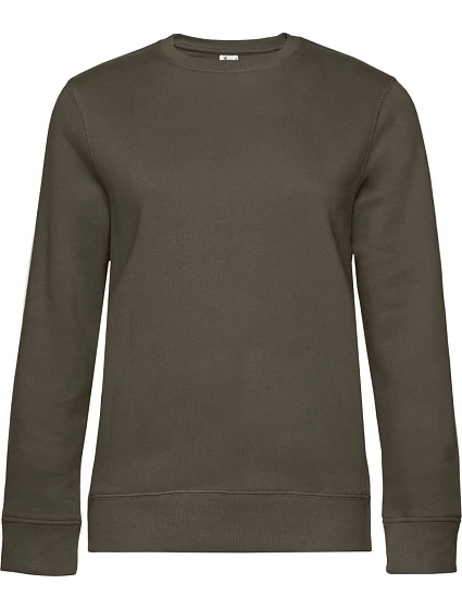 B&C QUEEN Crew Neck_° Dámska mikina 01.W01Q khaki B&C QUEEN Crew Neck_° Dámska mikina 01.W01Q khaki