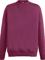 Fruit of the Loom Lightweight Set-In Sweat Pánska mikina 16.2156 bordová
