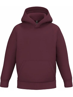 Kariban K 477 Detská mikina s kapucňou 20.K477 wine