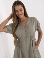 Šaty 217 SK 25663.03 khaki