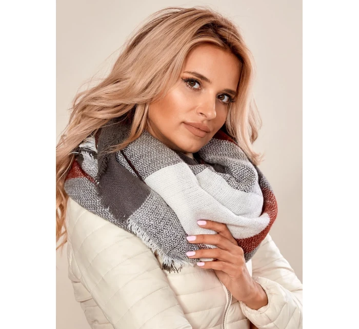 Dámský šátek AT CH model 16274694 bordó - FPrice Dámský šátek AT CH model 16274694 bordó - FPrice