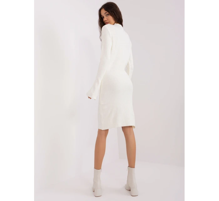 Sukienka BA SK model 19018676 ecru - FPrice Sukienka BA SK model 19018676 ecru - FPrice