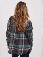 Koszula model 21791146 szaro niebieski - FPrice Koszula model 21791146 szaro niebieski - FPrice