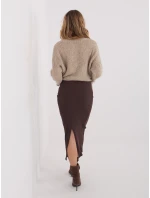 RV SD sukňa A1067.84 tmavohnedá