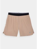 Pánské sportovní rychleschnoucí šortky 4F - béžové