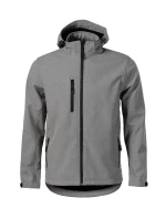 Performance pánska softshellová bunda tmavo šedá melír Performance pánska softshellová bunda tmavo šedá melír