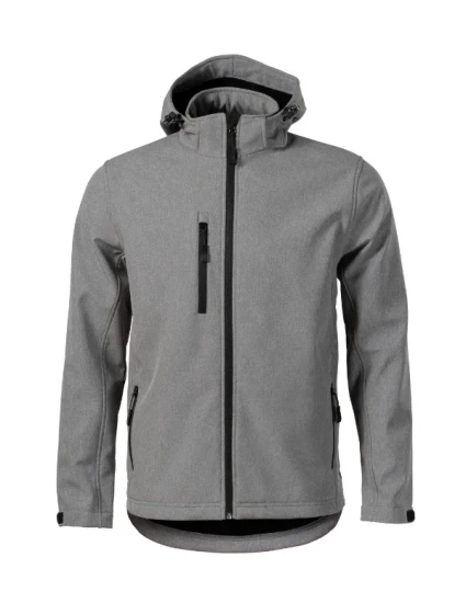 Performance pánska softshellová bunda tmavo šedá melír Performance pánska softshellová bunda tmavo šedá melír